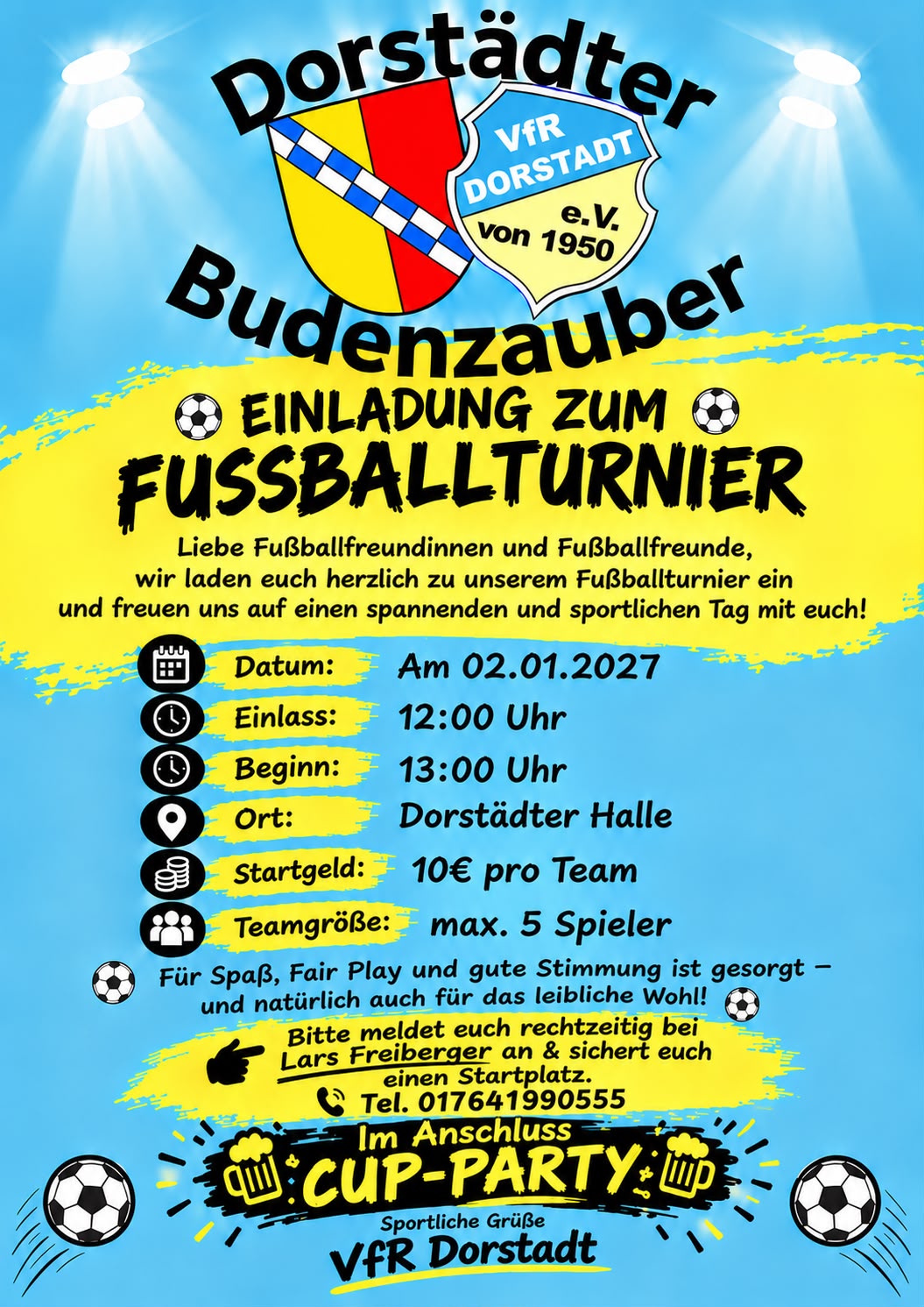 VfR: Fussballturnier Budenzauber
