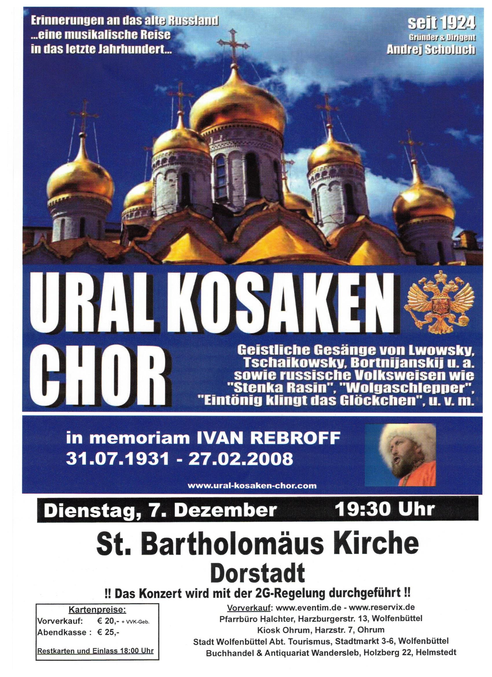 Konzert: Ural Kosaken Chor